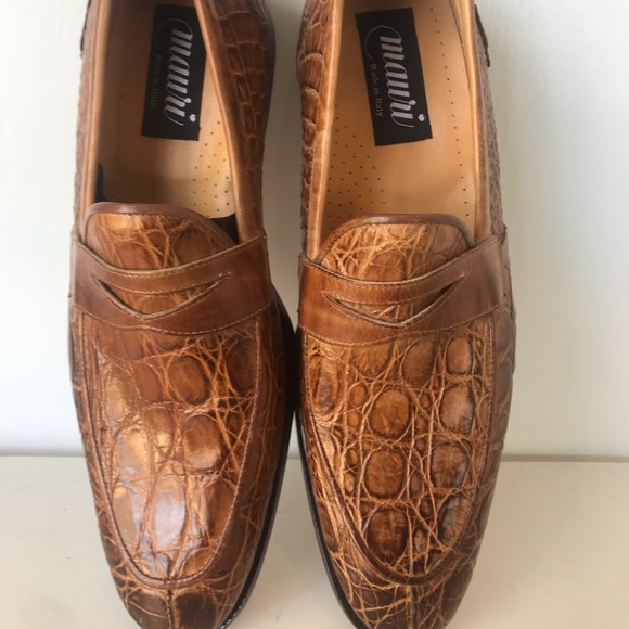 Mauri Crocodile Skin Slip-On Shoe main image 7